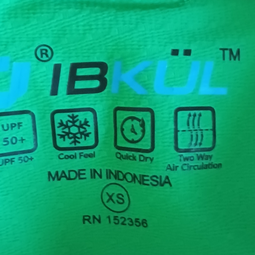 IBKUL Isleworth Ladies Polo Zip Mock Neck Green XS NWT - Picture 9 of 11